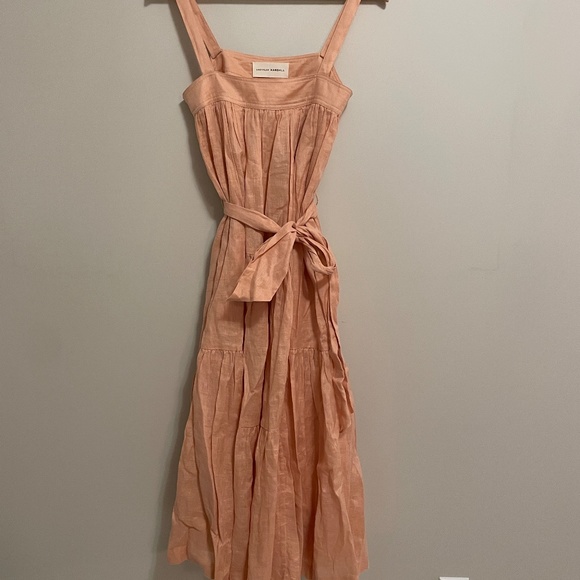 Loeffler Randall Marianna Blush Tiered Dress - Picture 5 of 9